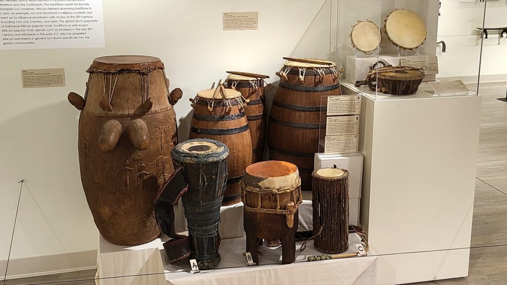 Drums on exhibit