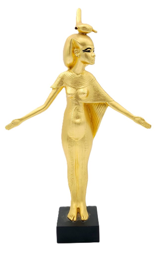 Gold colored Isis figure