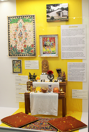 Hindu section of exhibit