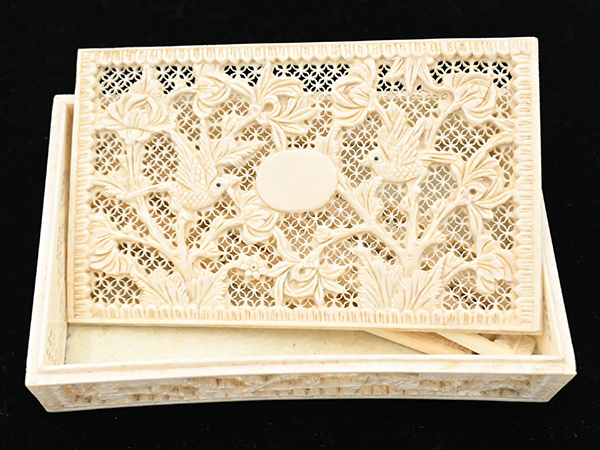 white ivory box