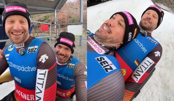 Olympic lugers get candid about top and bottom positions in cheeky video