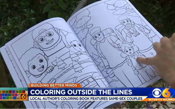 Author creates new kids colouring book featuring LGBTQ+ families